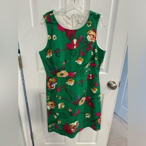 EUC J.Crew Fully-lined Cotton Shift Dress